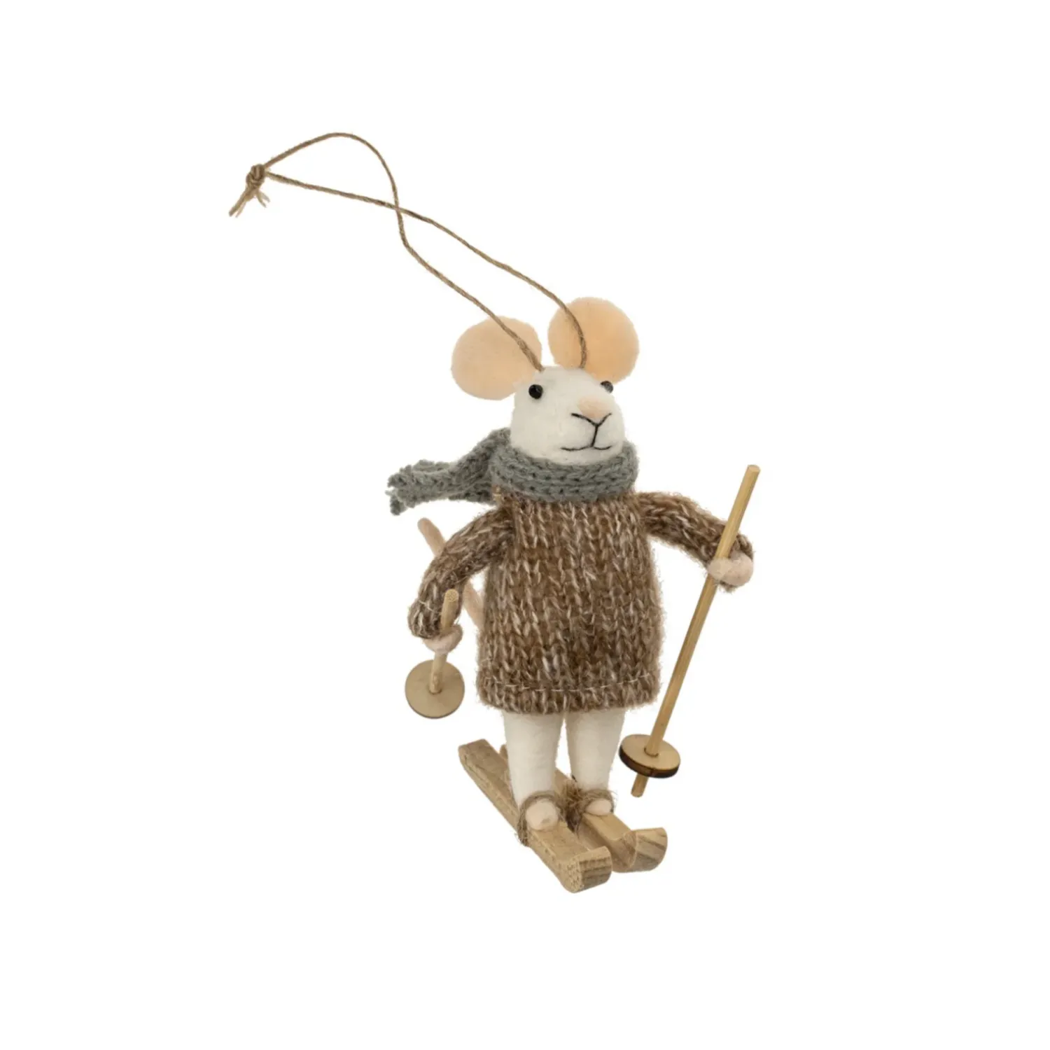 Felt Mouse Off Piste Octavia Ornament