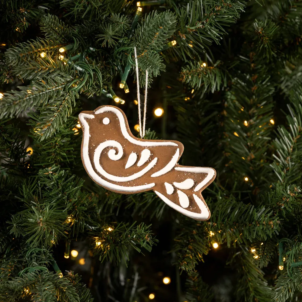Gingerbread Bird Ornament