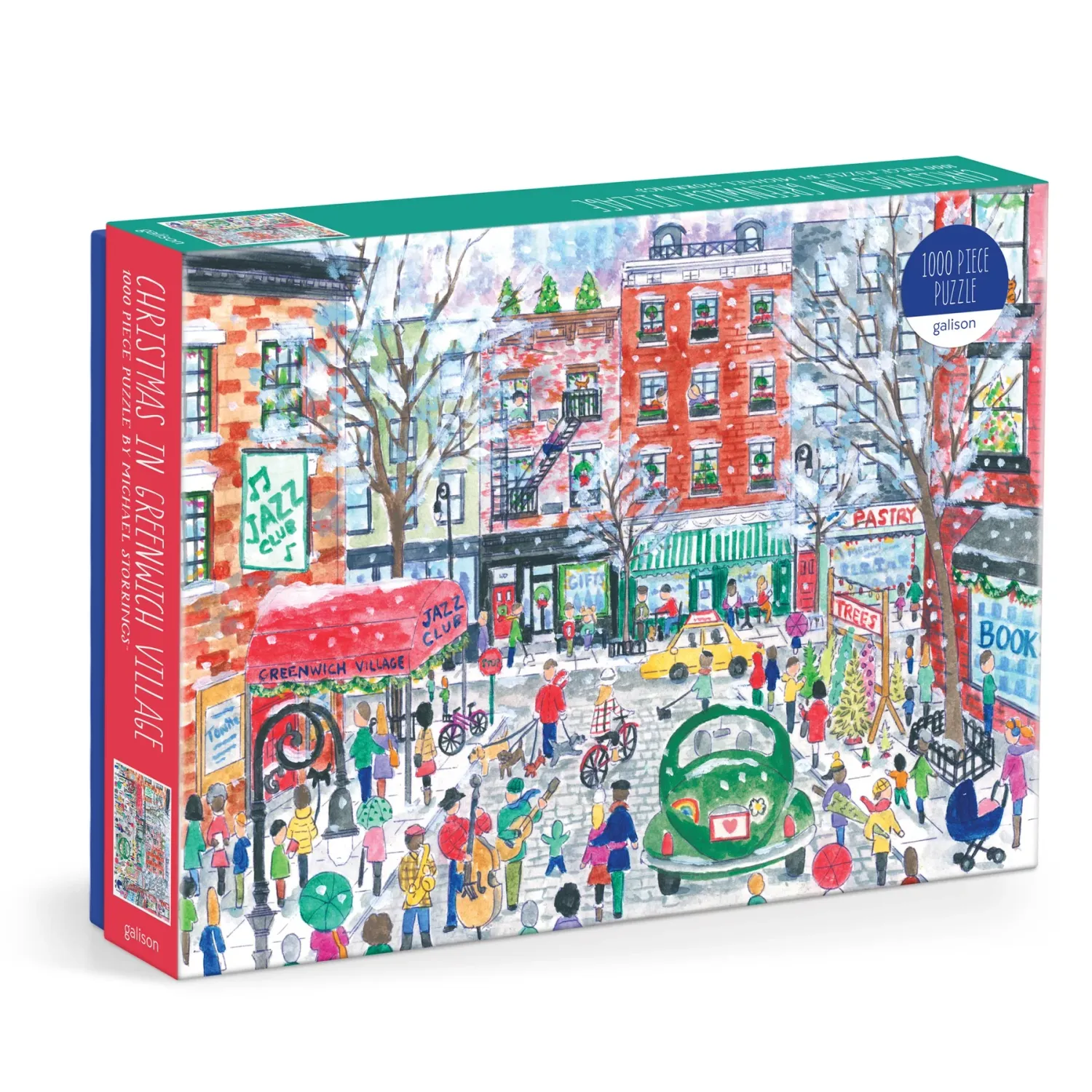 1000 Piece Puzzle Christmas In Greenwich Village