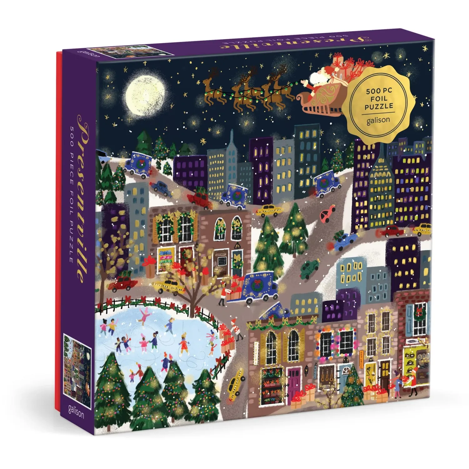 500 Piece Foil Puzzle Presentville