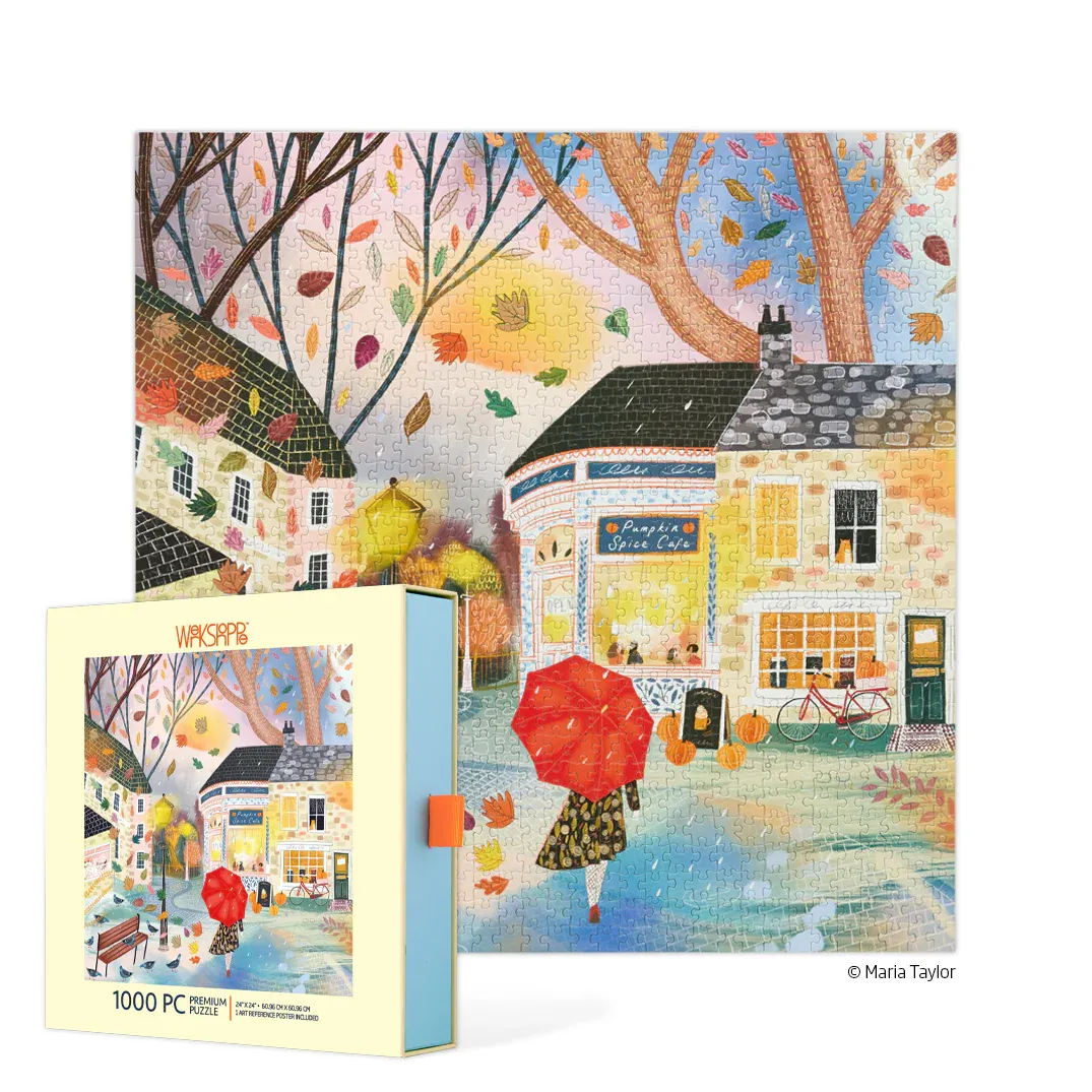 Premium 1000 Piece Puzzle Pumpkin Spice Cafe