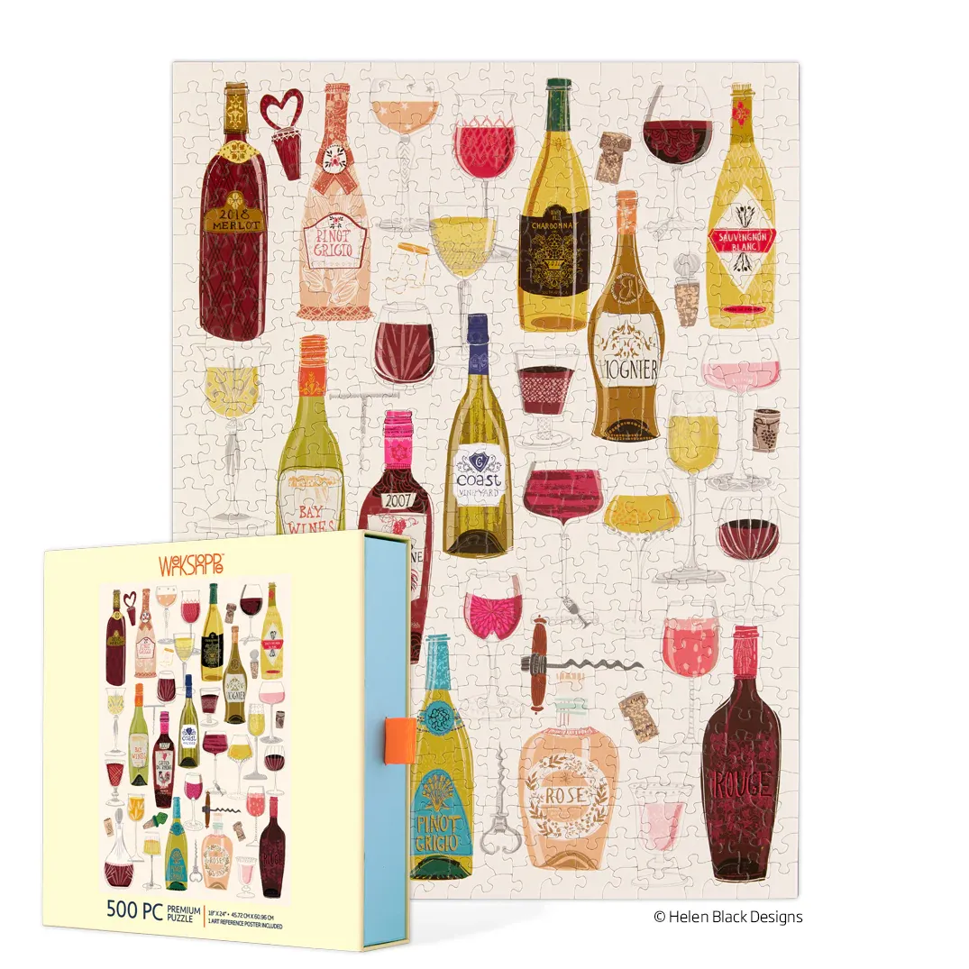 Premium 500 Piece Puzzle Wine Tasting