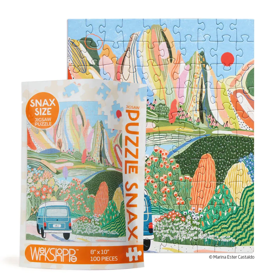 Puzzle Snax 100 Piece Day Tripping