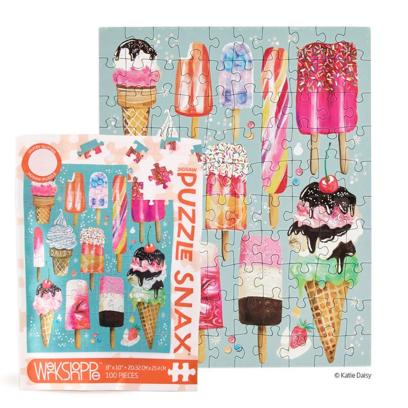 Puzzle Snax 100 Piece Ice Cream &amp; Pops