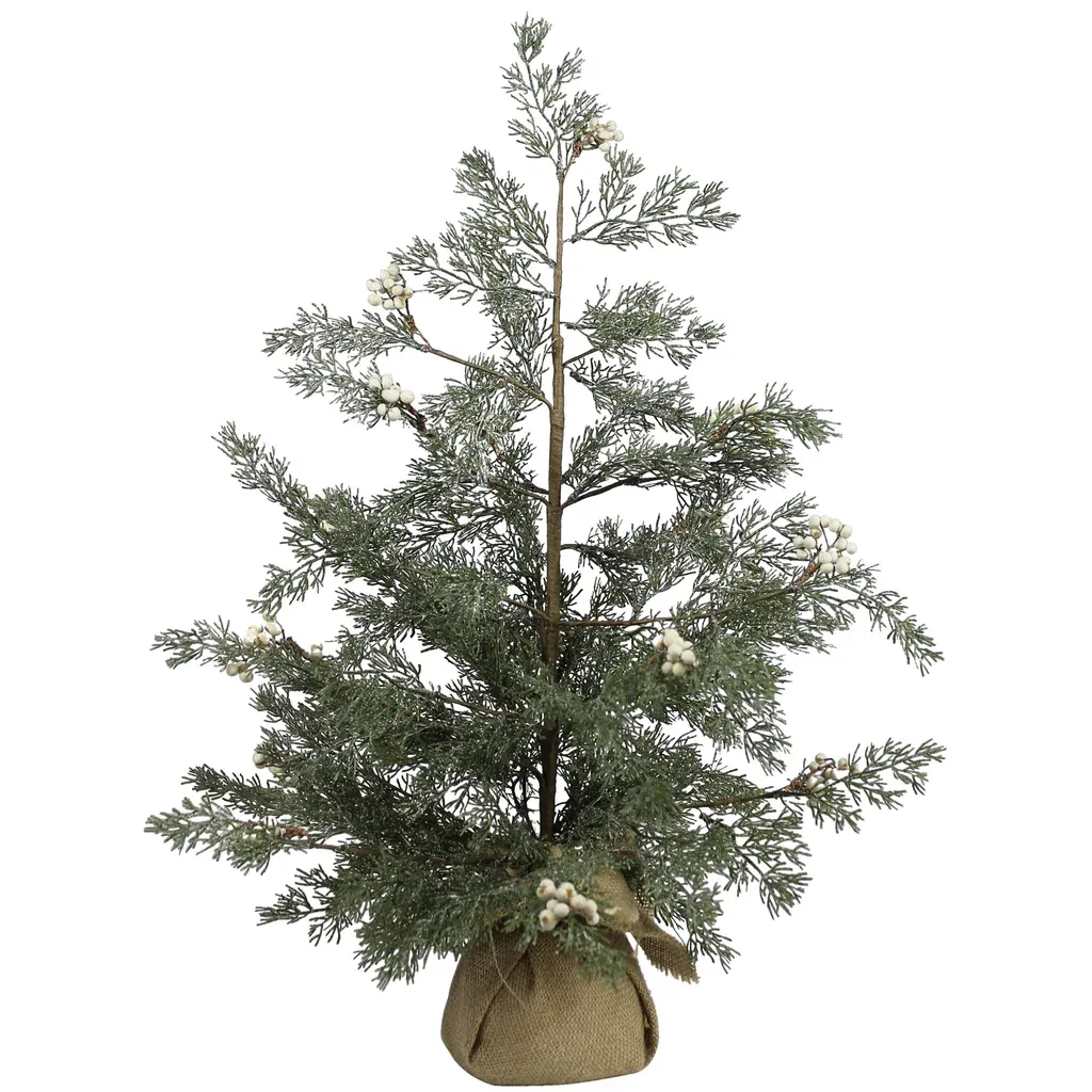Faux Tree With Tallow Berries 24&quot;