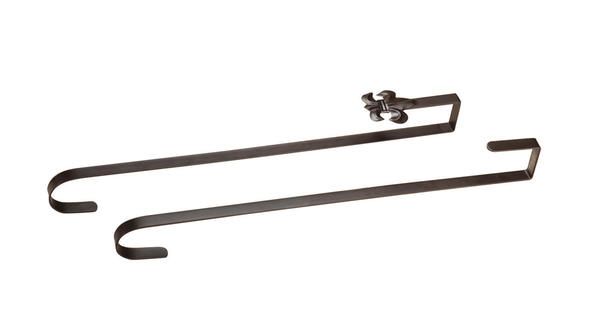 Metal Wreath Hook Brown