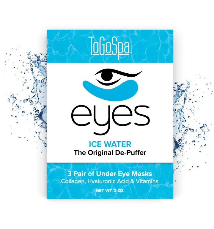 ToGoSpa 3 Pairs Of Under Eye Masks Ice Water