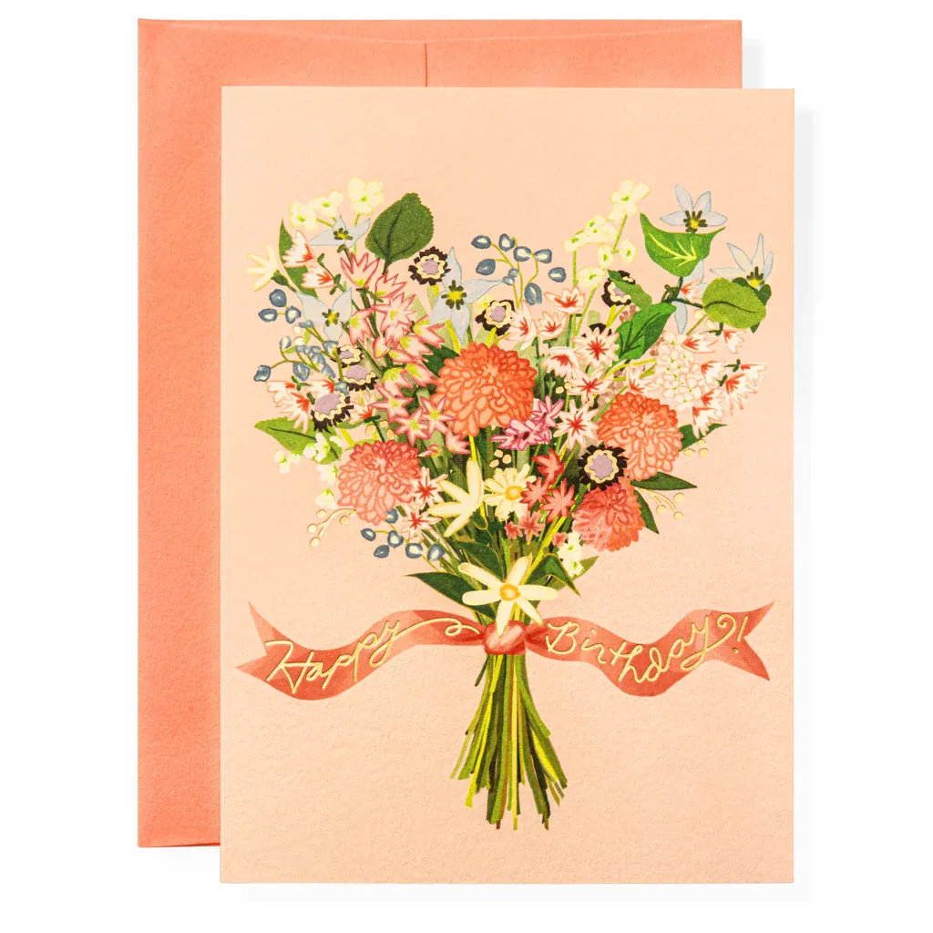 Card Birthday Bouquet