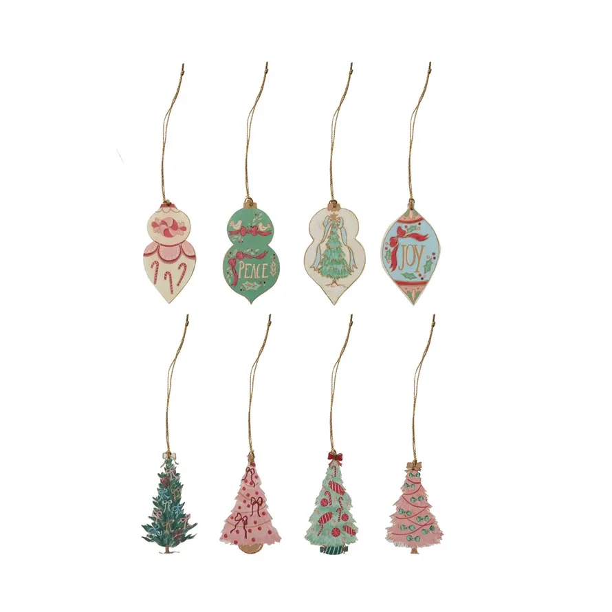 Bag Of Printed Paper Christmas Tree Gift Tags