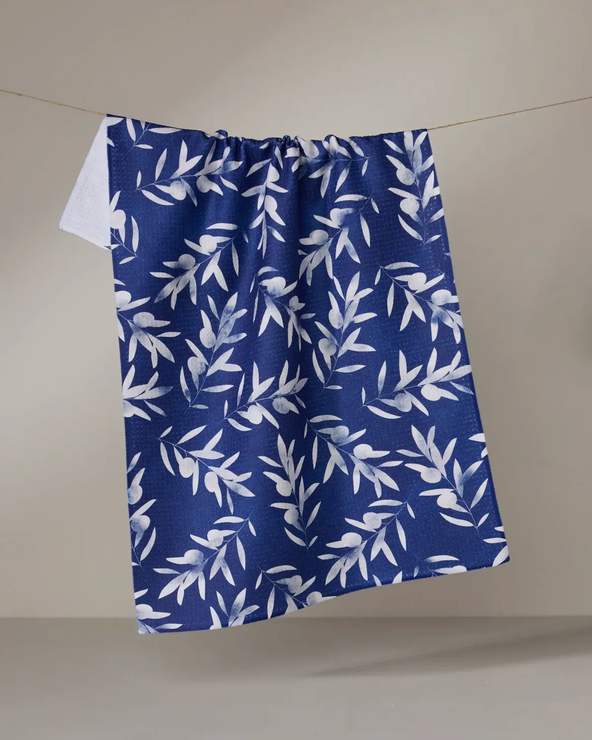 Geometry Tea Towel Olive Branch