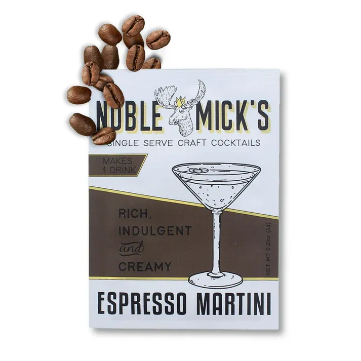 Noble Mick's Single Serve Craft Cocktail Espresso Martini .21 Oz