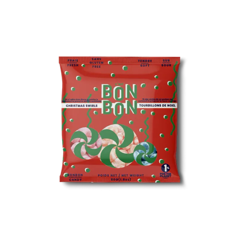 Bonbon Gummies Christmas Swirls 1.8oz