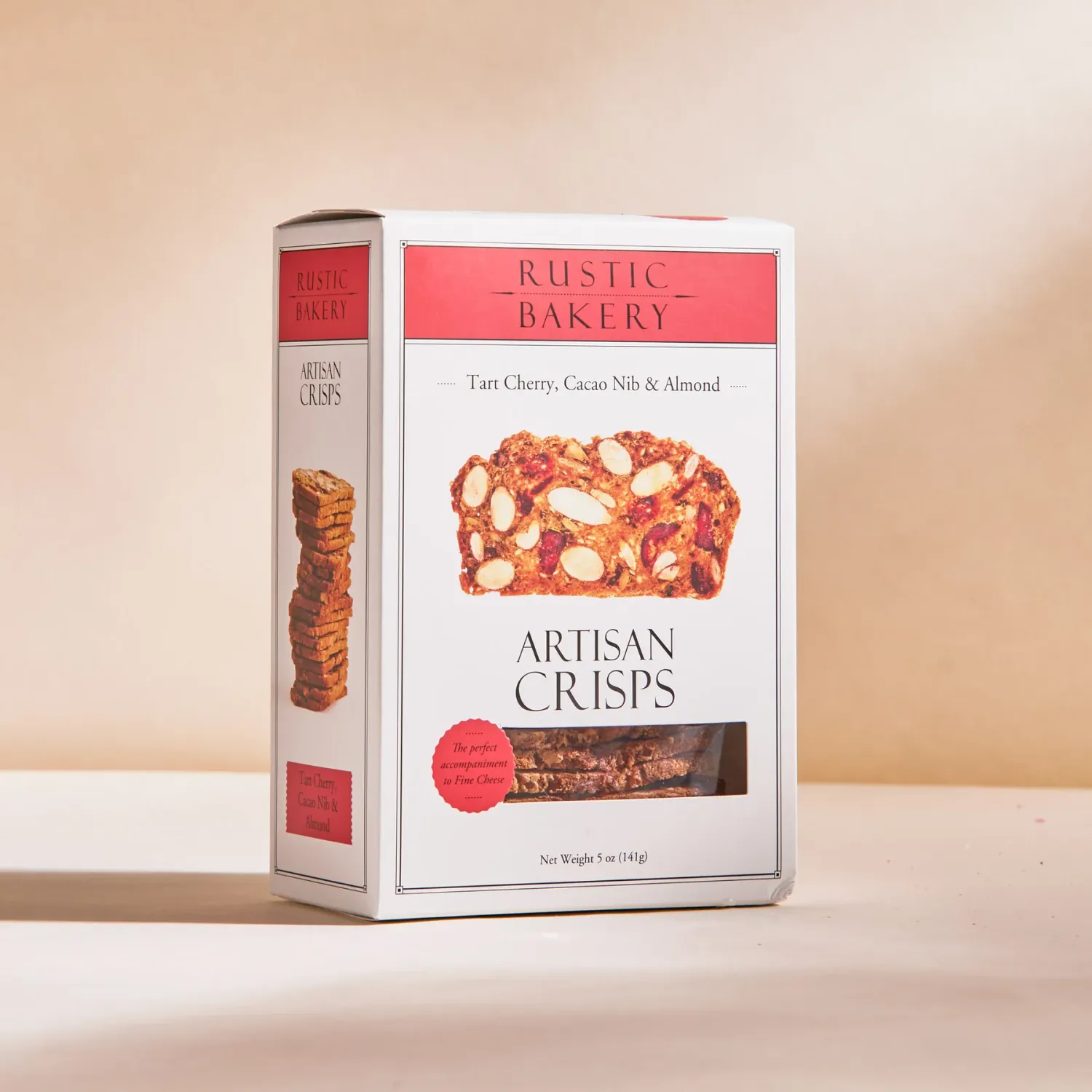 Box Of Artisan Crisps In Tart Cherry Cacao Nib &amp; Almond
