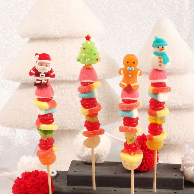 Christmas Mix Kabob Gingerbread Man