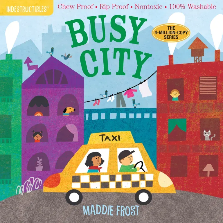 Busy City Indestructibles Book