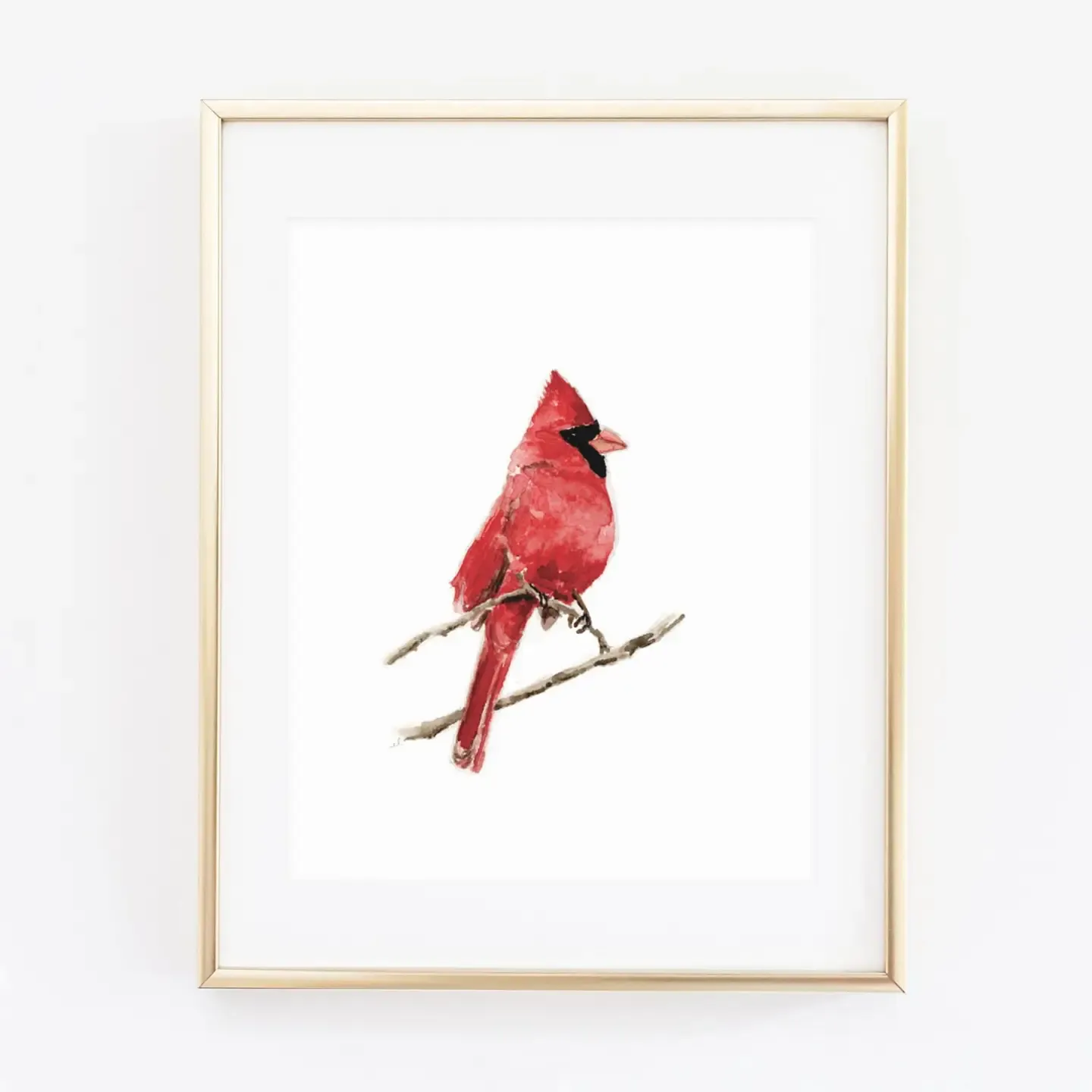 Cardinal Art Print 8"x10"