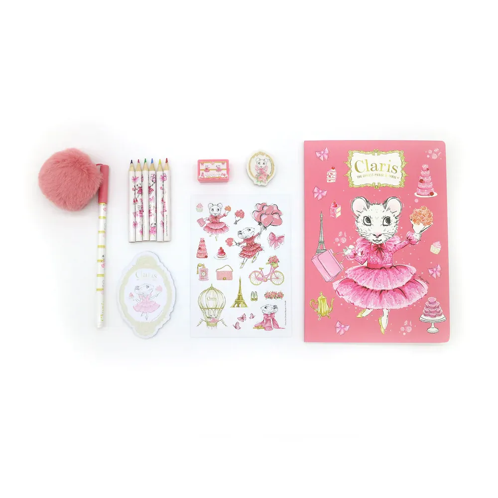 Claris The Mouse Magnificent Mess Stationery Set