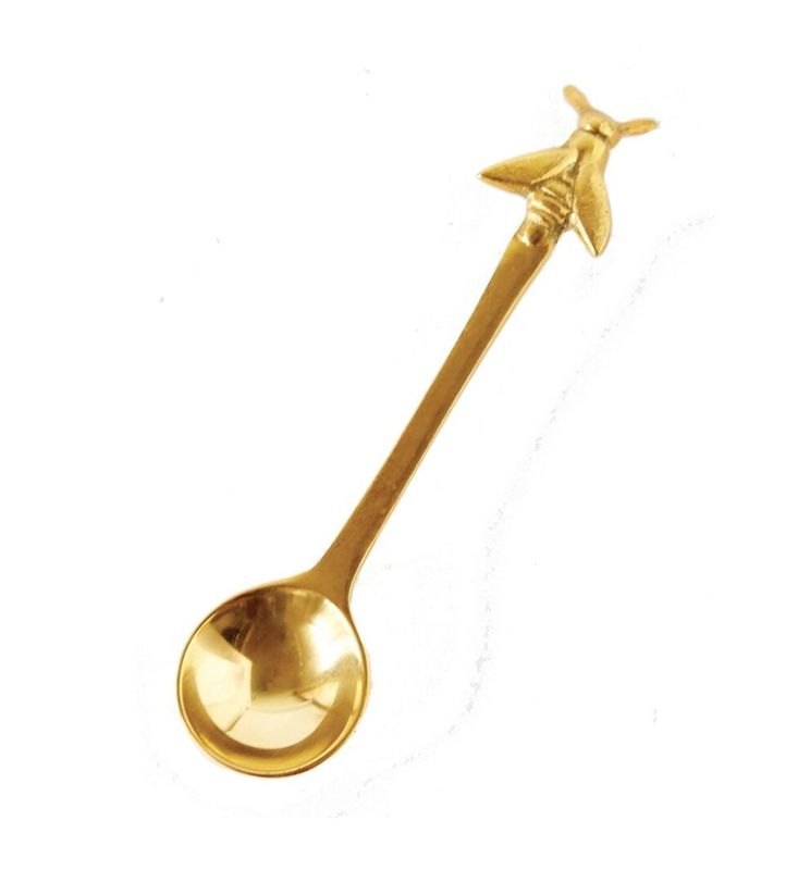 Brass Bee Spoon 5"