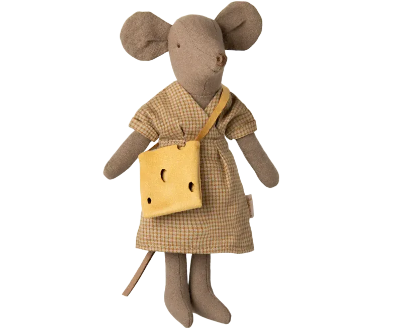 Maileg Mouse Mum In Light Brown