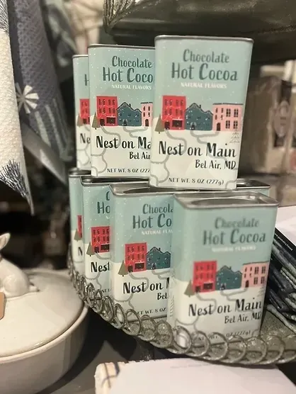 Nest On Main Chocolate Hot Cocoa Mix Tin 8 Oz