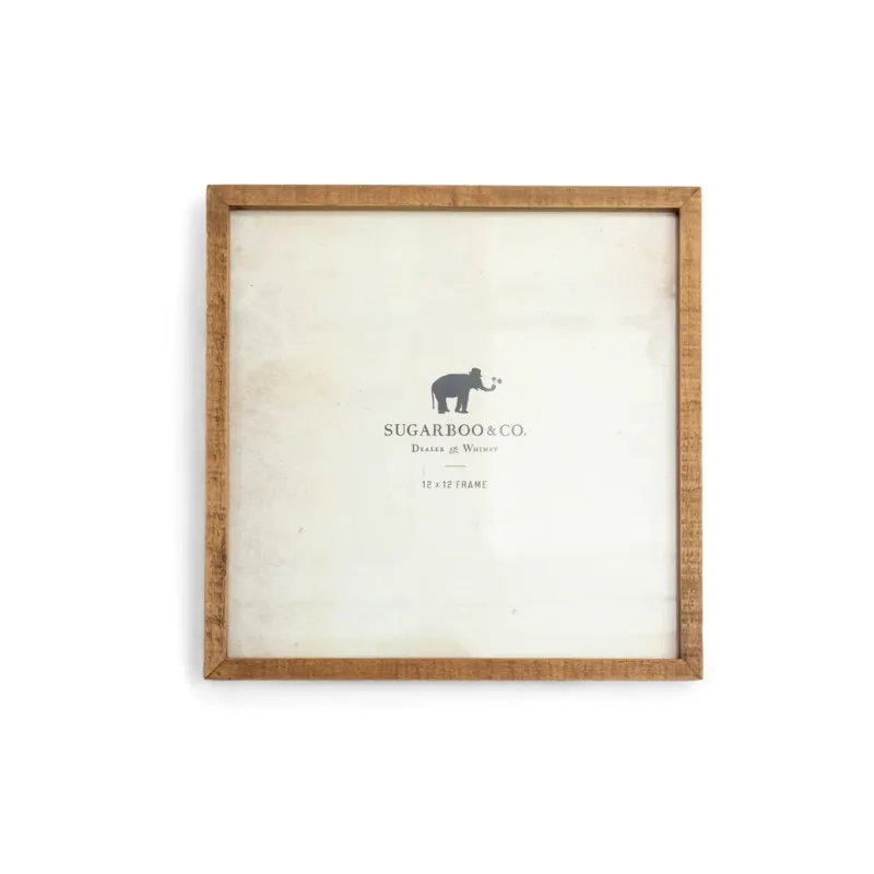 Sugarboo 12" X 12" Wooden Frame Natural
