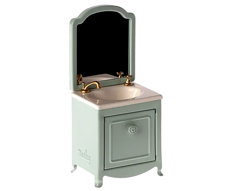 Maileg Sink Dresser Dark Mint