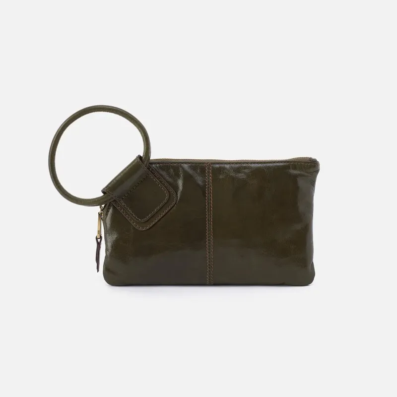 HOBO Sable Clutch In Deep Moss