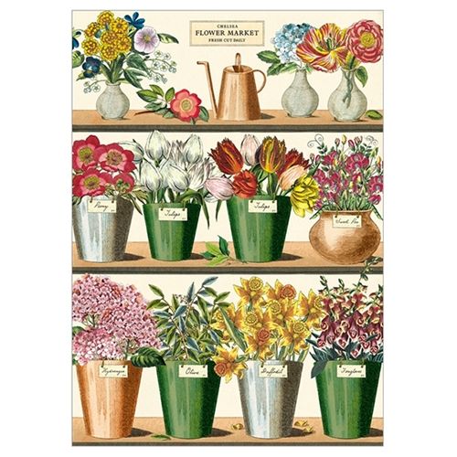 Vertical Poster Flower Market