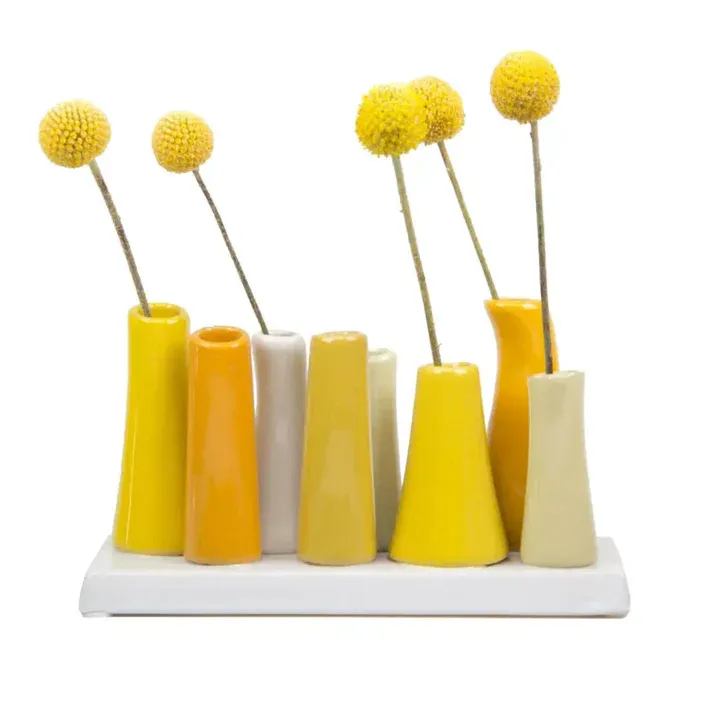 Tube Vase Yellow