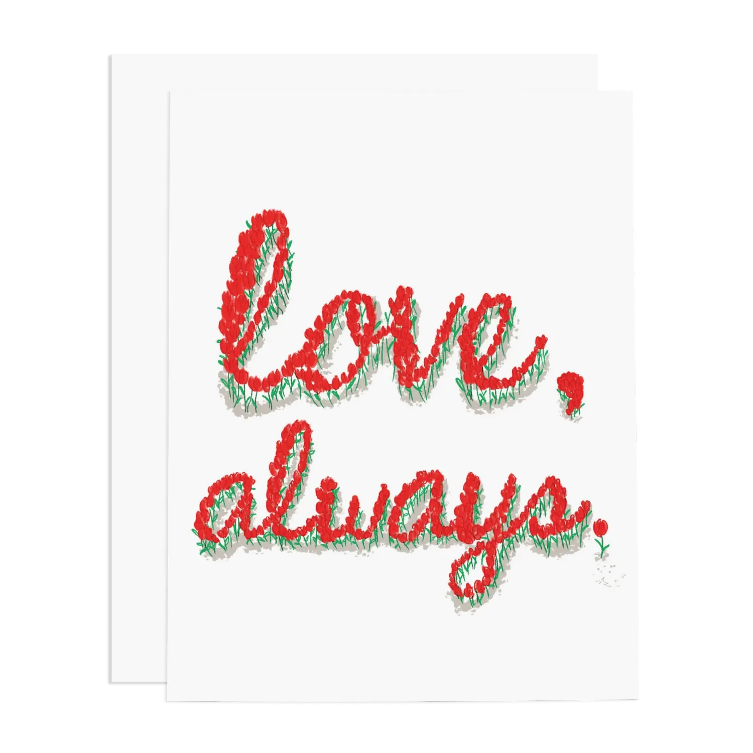 Card Love, Always Tulips