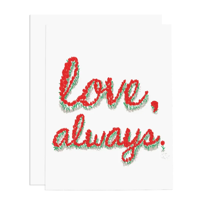 Card Love, Always Tulips