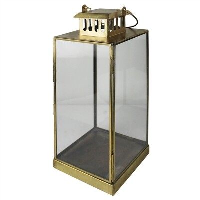 Brass Leon Lantern Small - Final Sale