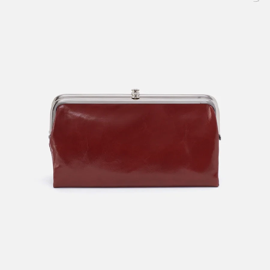 HOBO Lauren Clutch Wallet In Henna Final Sale