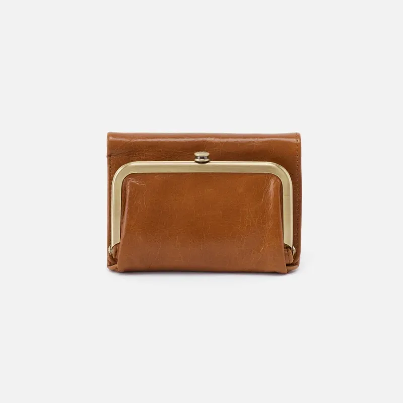 HOBO Robin Compact Wallet In Truffle Final Sale