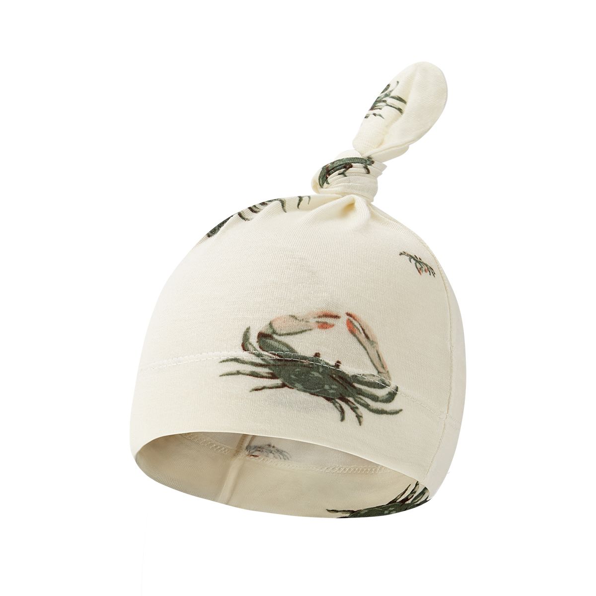 Bamboo Knotted Hat Coastal Crab 3-6M Final Sale