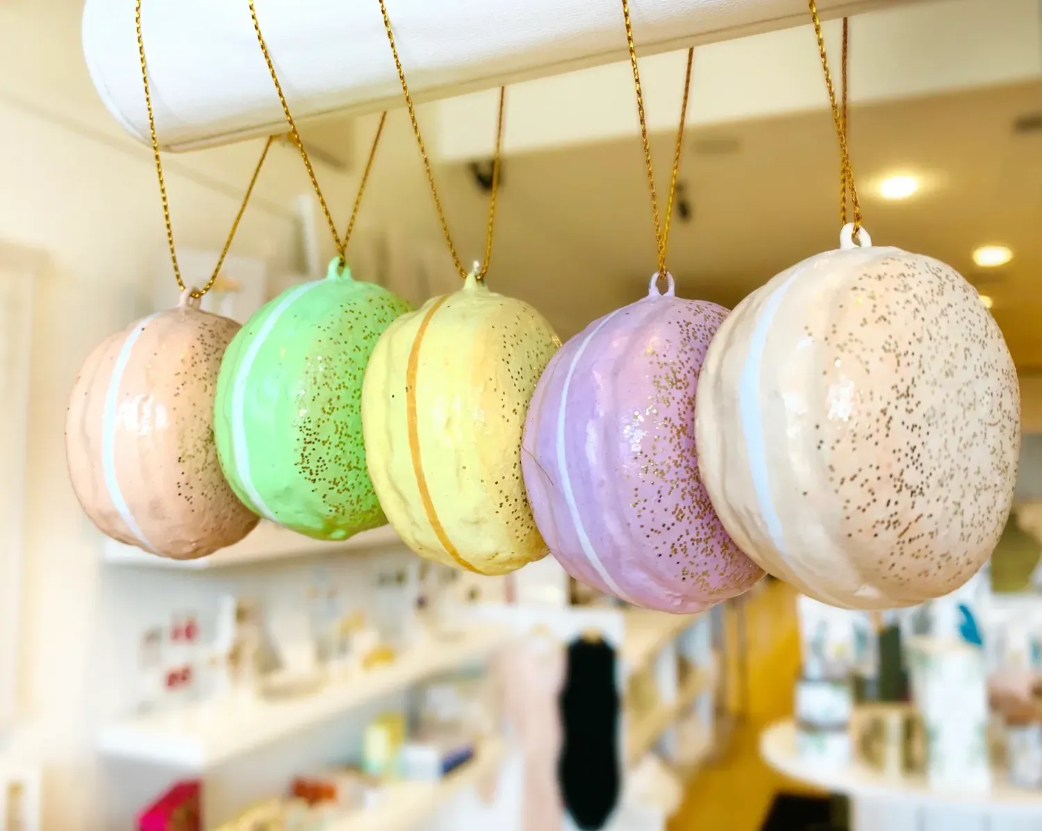 Macaroon Ornament White Final Sale