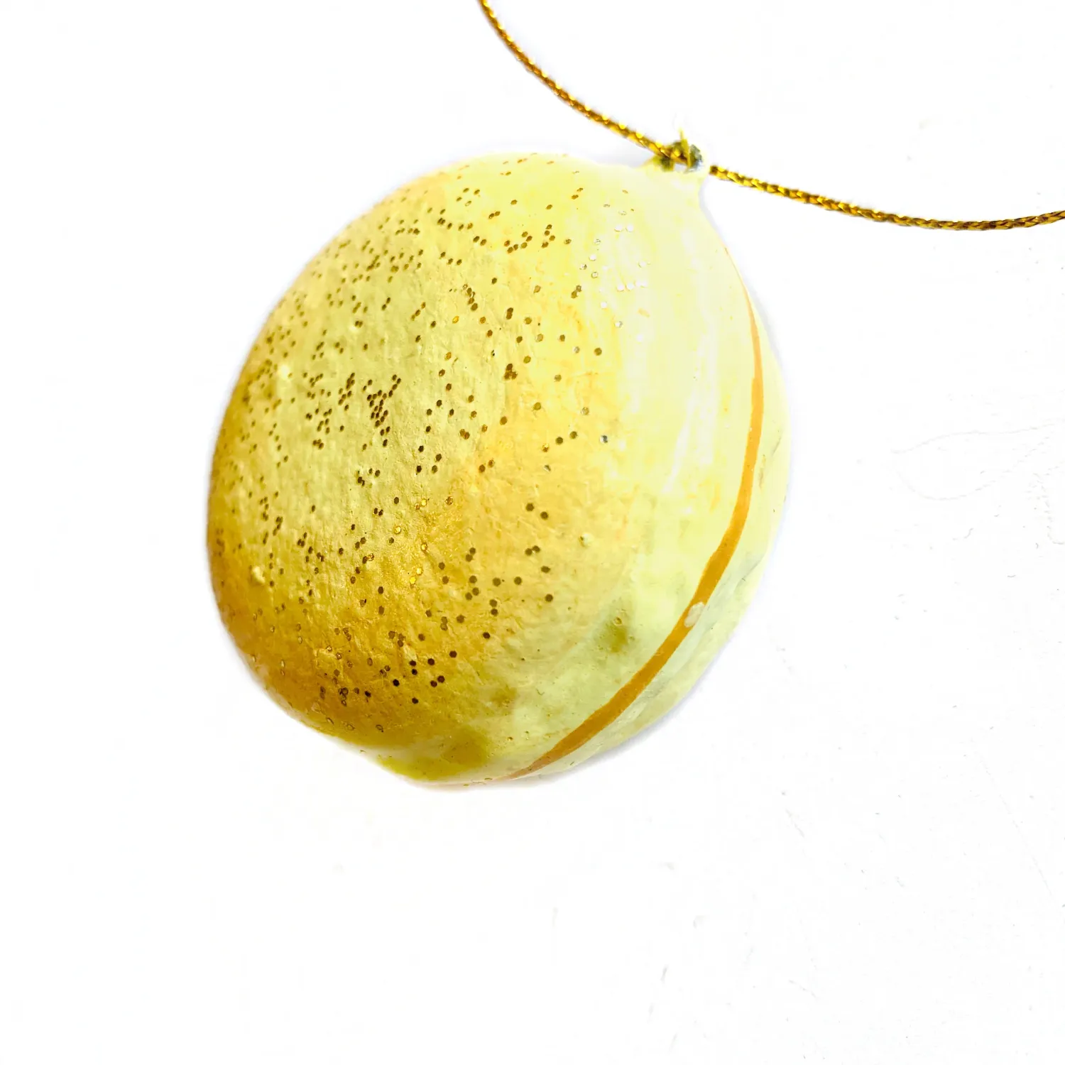 Macaroon Ornament Yellow Final Sale