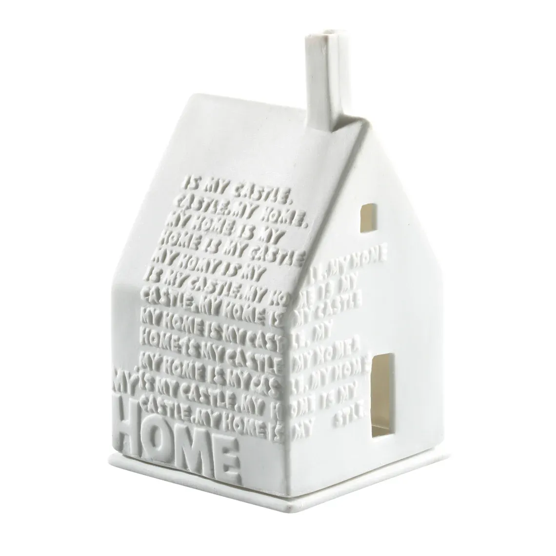 2 Piece Village House My Home Is My Castle 3.9" Final Sale