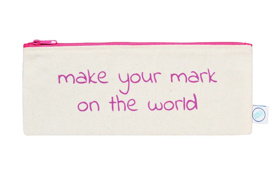 Make Your Mark Pencil Case In Orchid FINAL SALE
