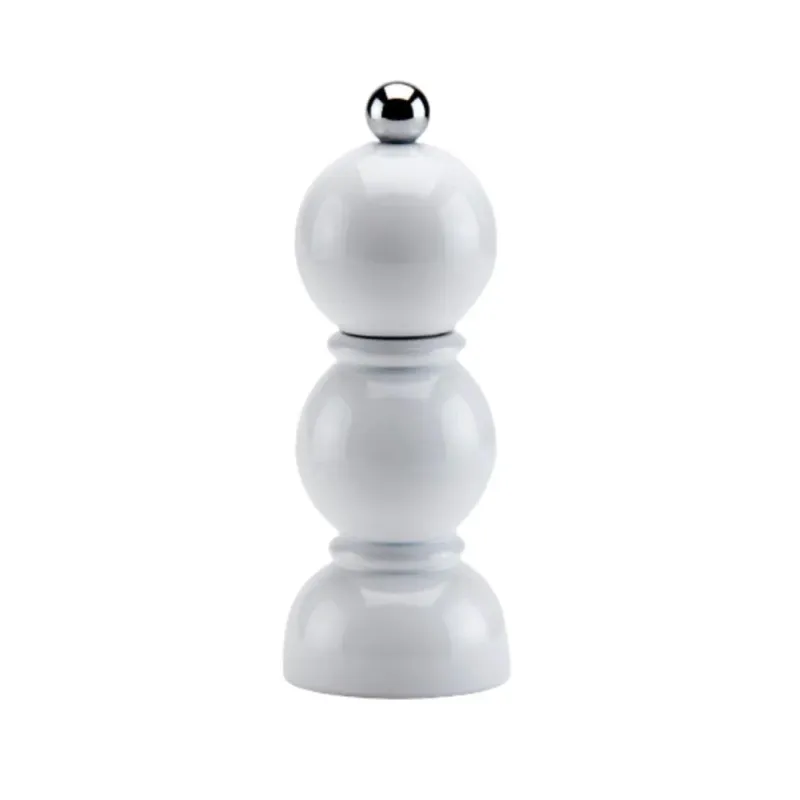Salt Or Pepper Grinder Mini In Bobbin White 14cm Final Sale