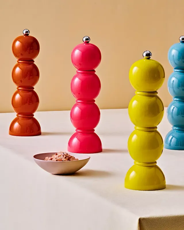 Salt Or Pepper Grinder In Bobbin Orange 24cm Final Sale
