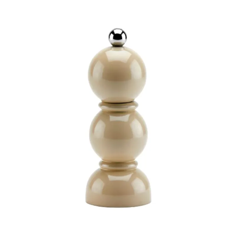 Salt Or Pepper Grinder Mini In Bobbin Cappuccino 14cm Final Sale