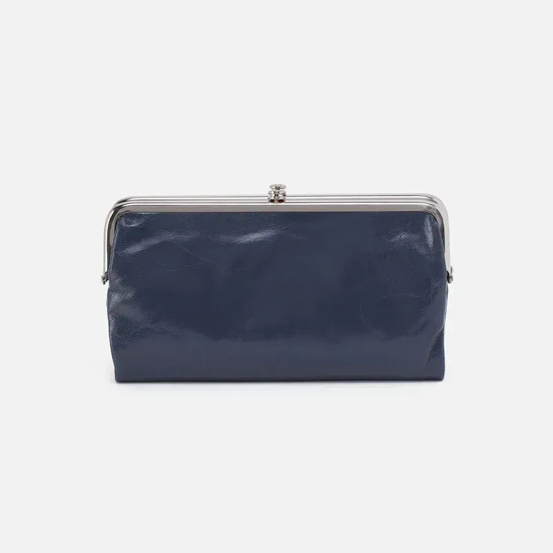 HOBO Lauren Clutch Wallet In Blue Stone Final Sale