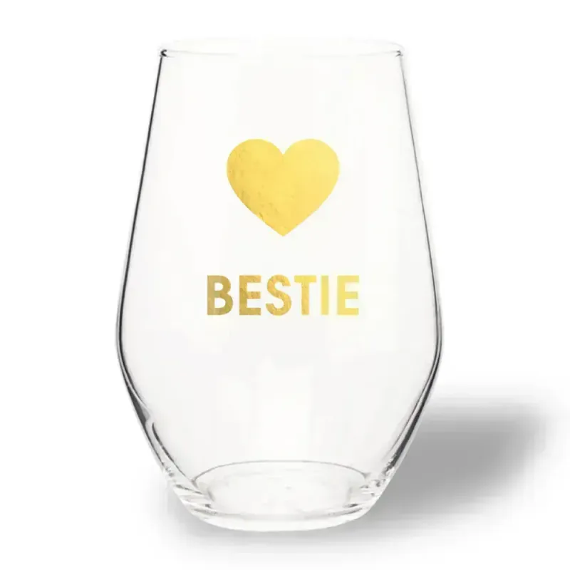Stemless Wine Glass Bestie