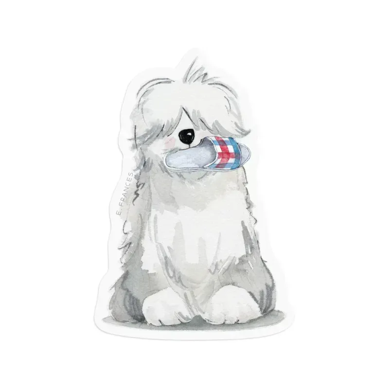 Sticker Fluffy Dog