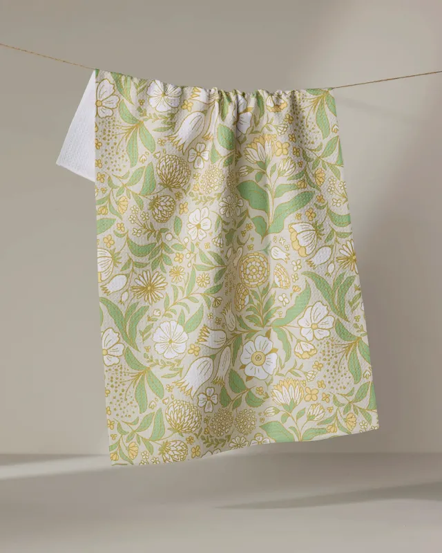 Geometry Tea Towel Golden Summer