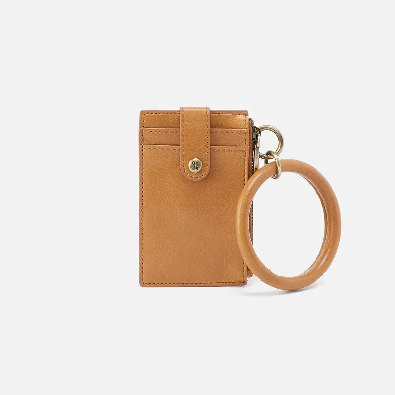HOBO Ring Credit Card Wristlet In Natural Final Sale
