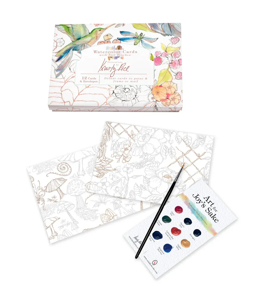 Watercolor Cards With Illustrations By Kristy Rice