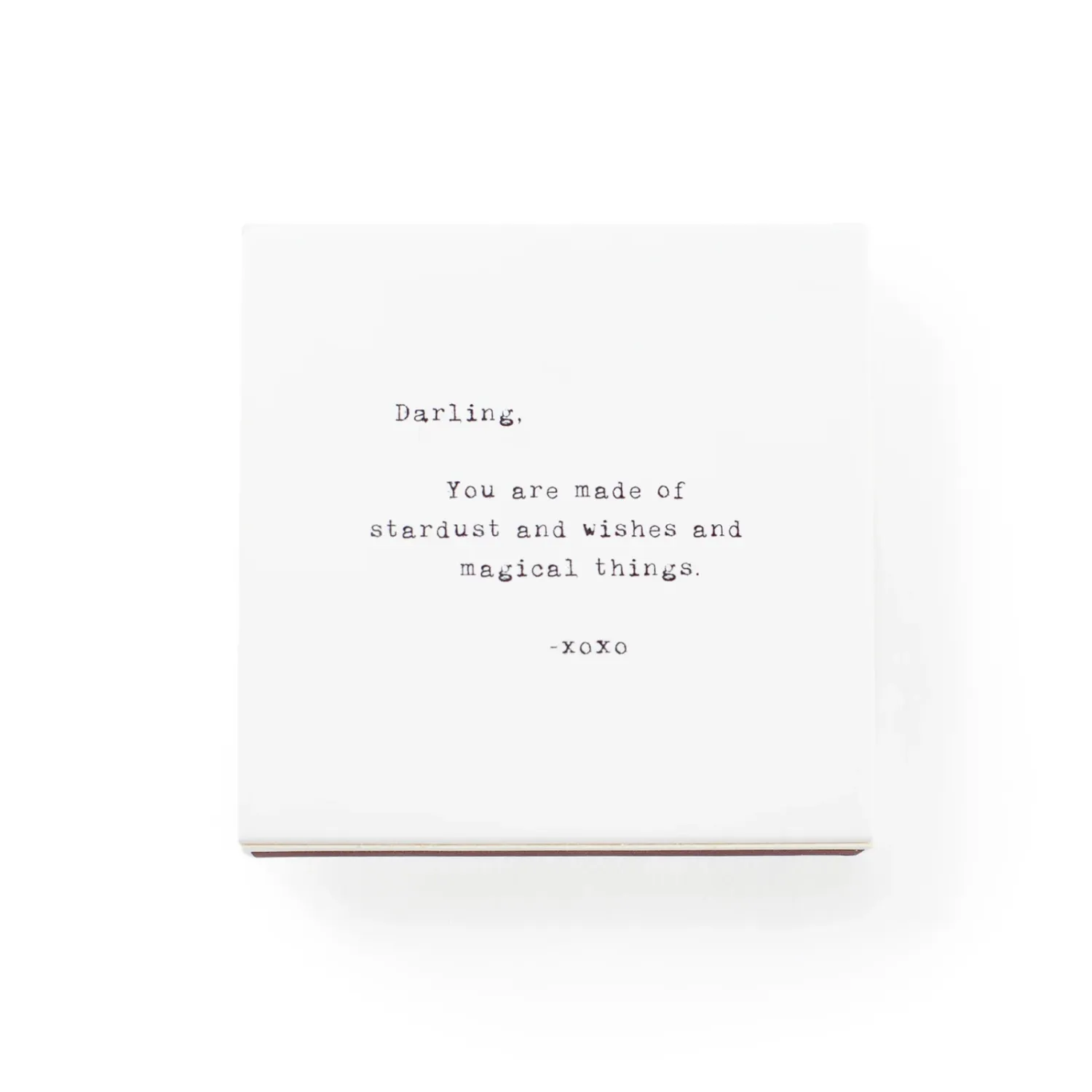 Shine Matches 3.5" x 3.5" Darling