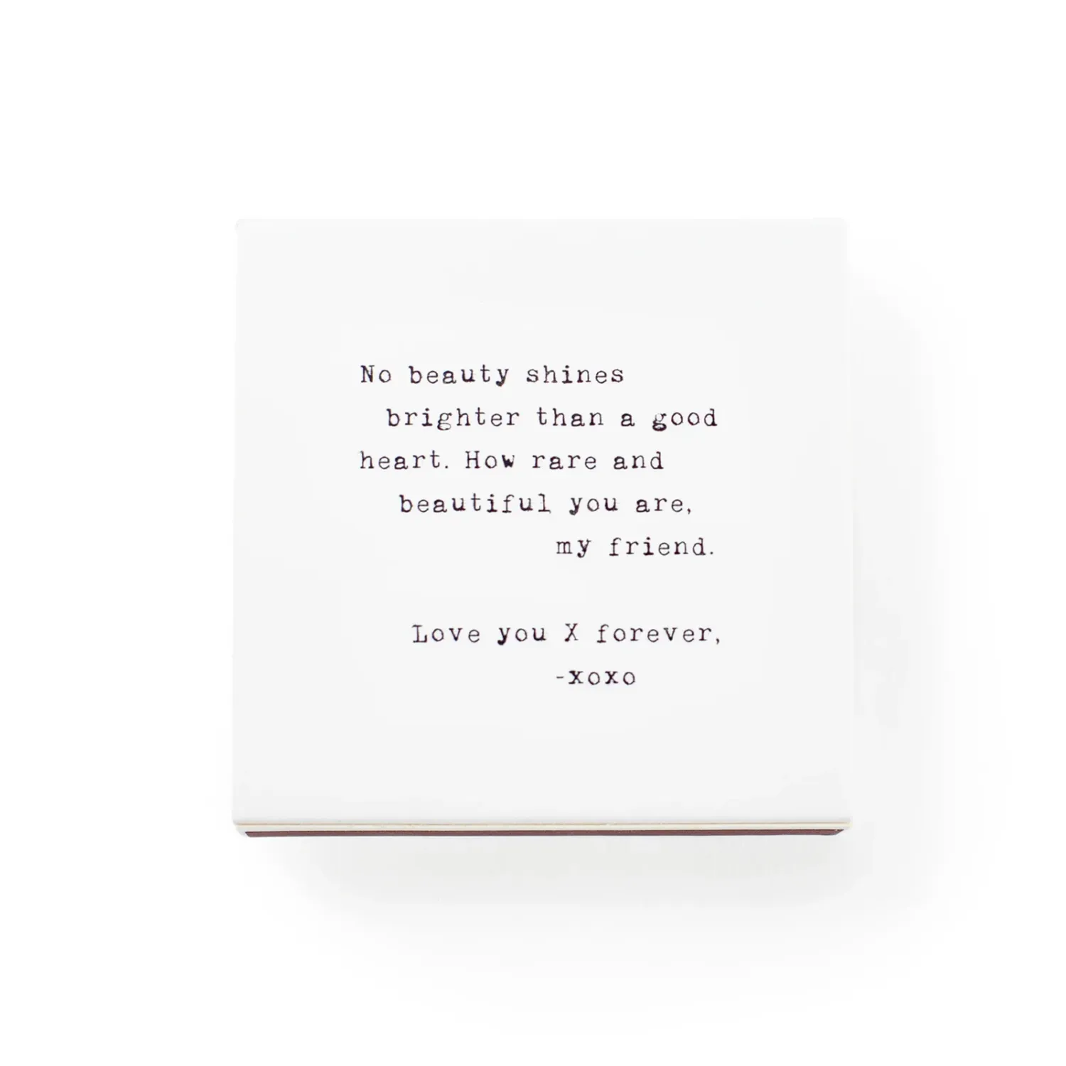 Shine Matches 3.5" x 3.5" No Beauty Shines